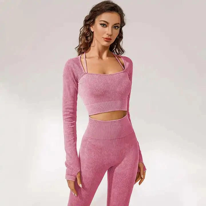 Hot selling 2024 new OEM Women's quick-drying breathable sports wear Outdoor running fitness wear walking training yoga wear
