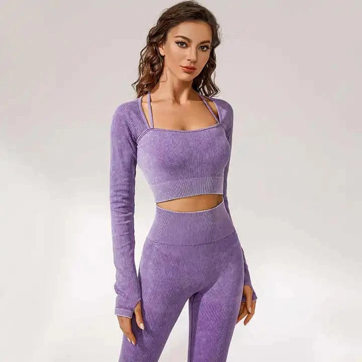 Hot selling 2024 new OEM Women's quick-drying breathable sports wear Outdoor running fitness wear walking training yoga wear
