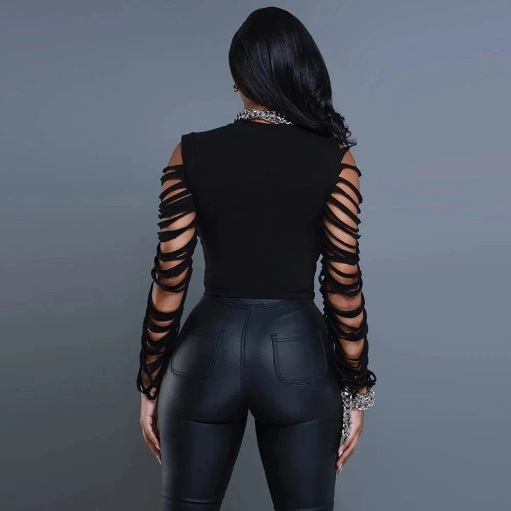 Hot selling 2024 spring boutique women clothes digital print long sleeve crop top t shirt
