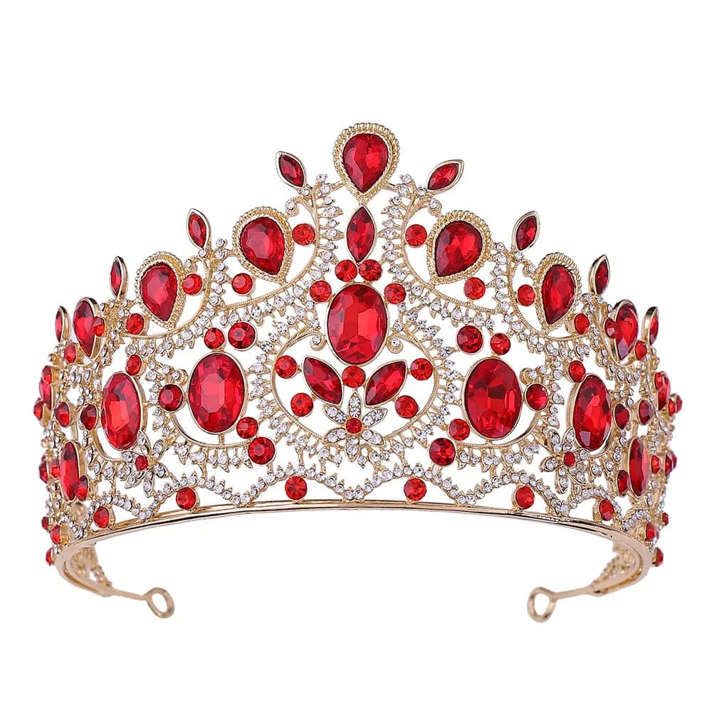 Hot selling diamond inlaid Baroque Crown Headwear Crown Bridal Jewelry Wholesale