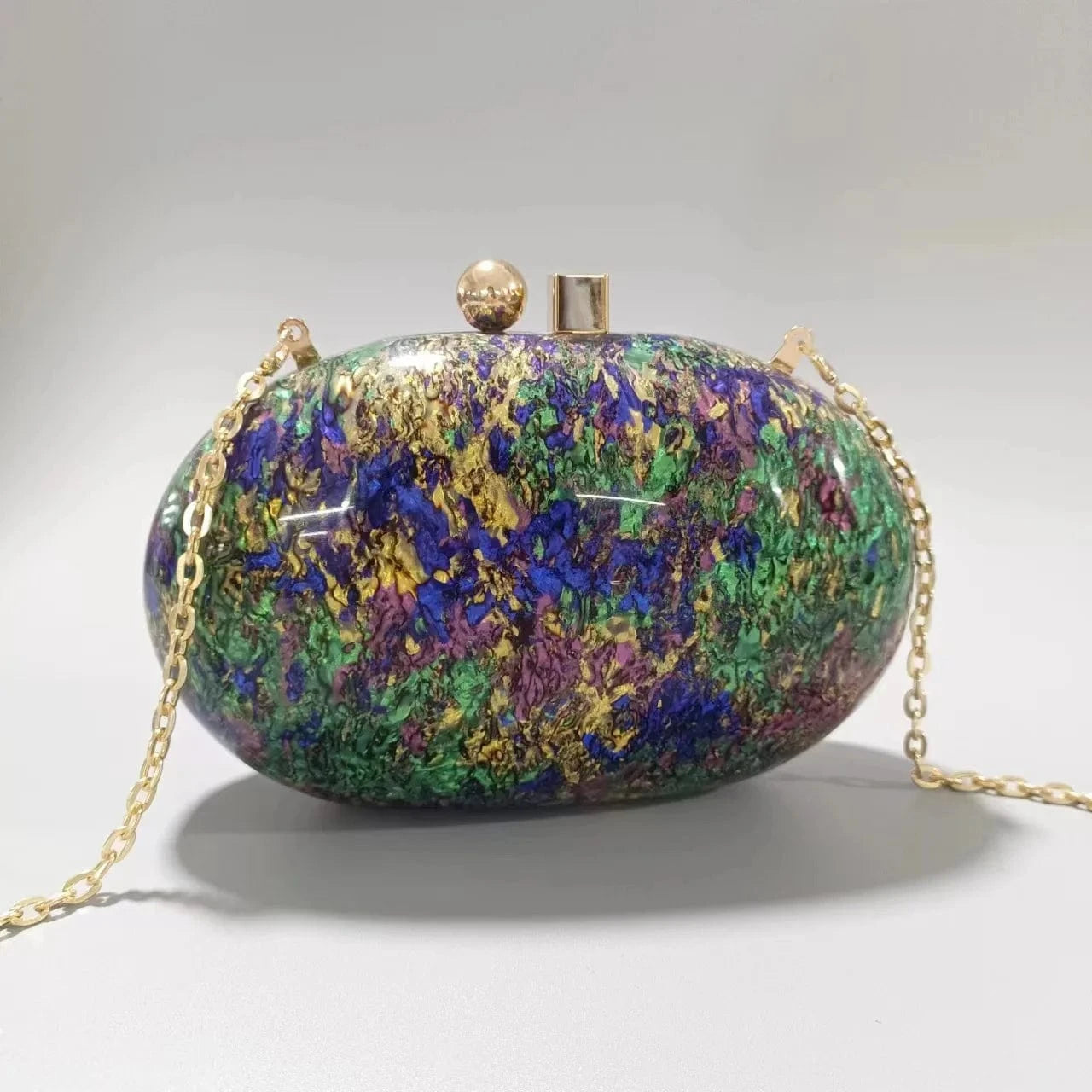 Hot Selling ladies Fashion Messenger Single Evening Shoulder handbags Crossbody Bag acrylic bags clutch purse for women luxury