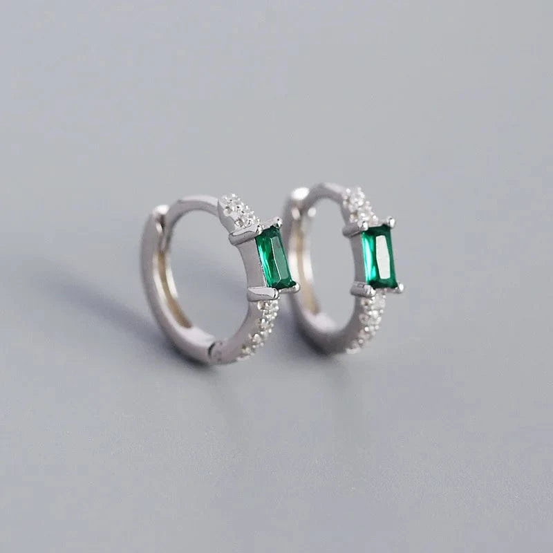 Hot Selling S925 Sterling Silver Circular Micro Pave Zircon Personality Fashion Earring Jewelry For Women hoop earrings jewelry