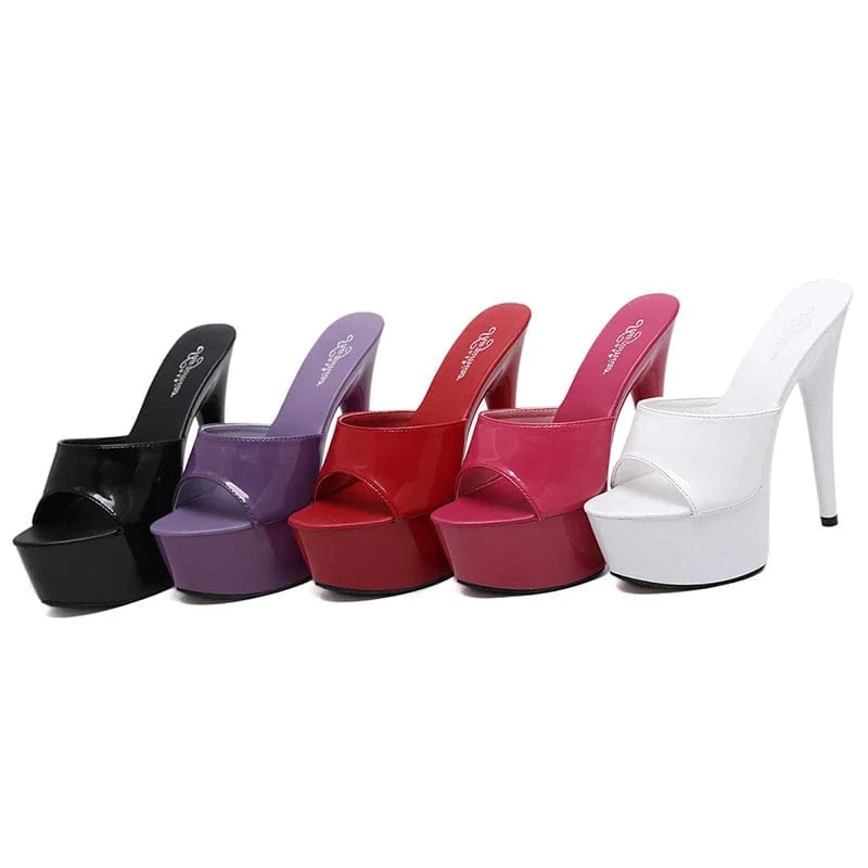 Hot Selling Shoes Women Heels Sandals Designer 15 cm high heels Women Platform Shoes Slipper Sexy Summer Heeled Sandals