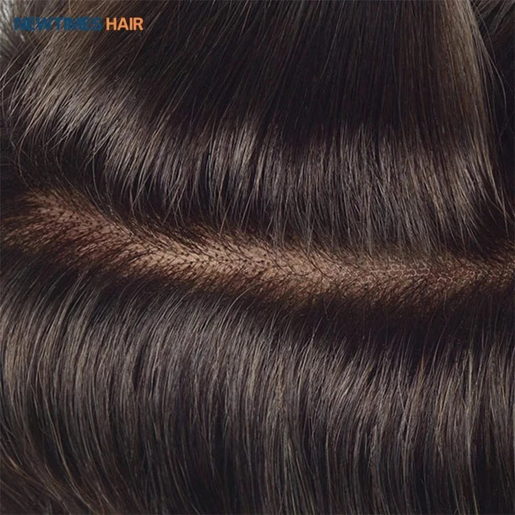 HS7M Newtimeshair Full French Lace Natural Hairline mens hair toupee curly hair systems for men