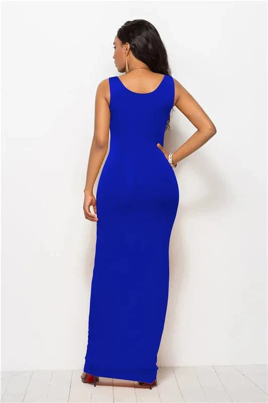 Huiya New fashion arrival plus size stretchy vintage dress elegant long party dress bodycon sundresses women summer 2022