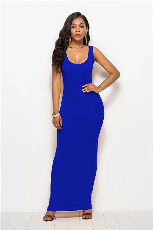 Huiya New fashion arrival plus size stretchy vintage dress elegant long party dress bodycon sundresses women summer 2022