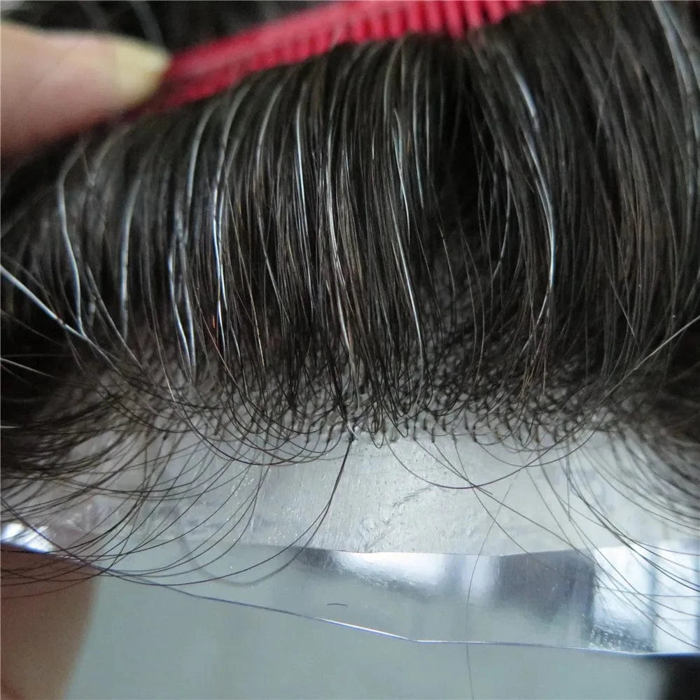 Indian Human Hair Male Wig 6 inches Australia Erkek Peruk