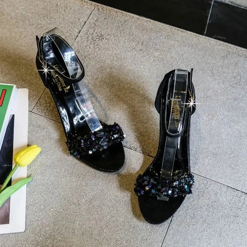 Ins New Arrival Sandalias Plataforma Mujer Latest Fashion Modern Luxury Women Sandals High Heel