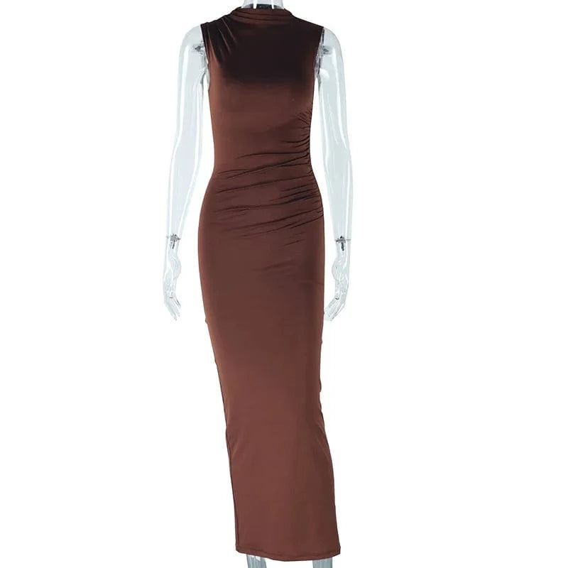 J&H 2024 new arrivals Wholesale Fashion Summer Women Blank Plain Dresses Casual Cotton Sexy Sleeveless Tank Top Dress