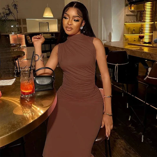 J&H 2024 new arrivals Wholesale Fashion Summer Women Blank Plain Dresses Casual Cotton Sexy Sleeveless Tank Top Dress