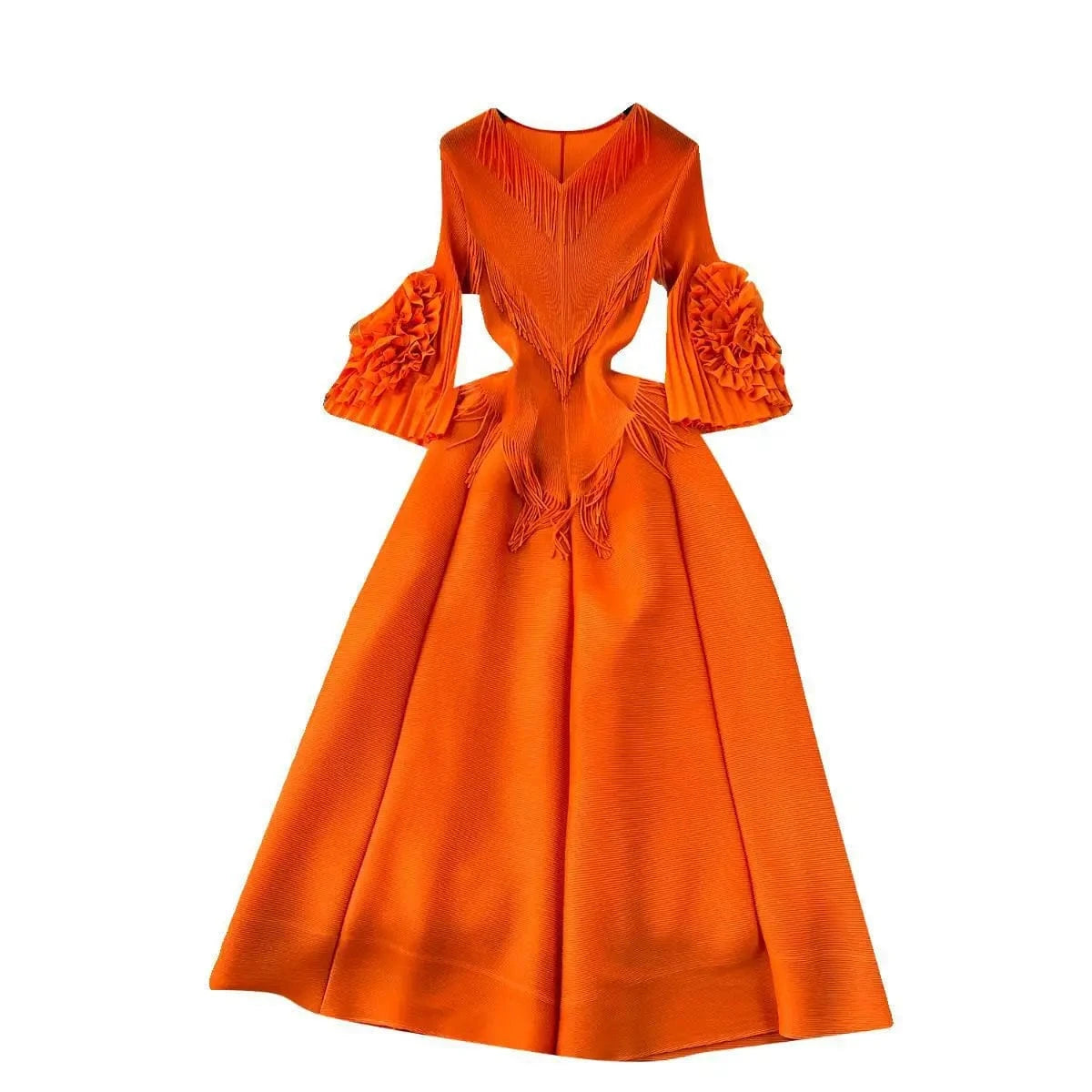 J&H Summer 2024 A Line Party Dress For Women Elegant One Shoulder Pleated Robes African Female Birthday Plus Size Dress