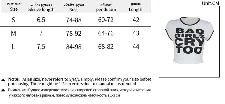 Joskaa 2025 Summer Women's Graphic Print T-Shirt Casual Color Block O-Neck Short Sleeve Slim Tees Y2K Streetwear Fashion Tops