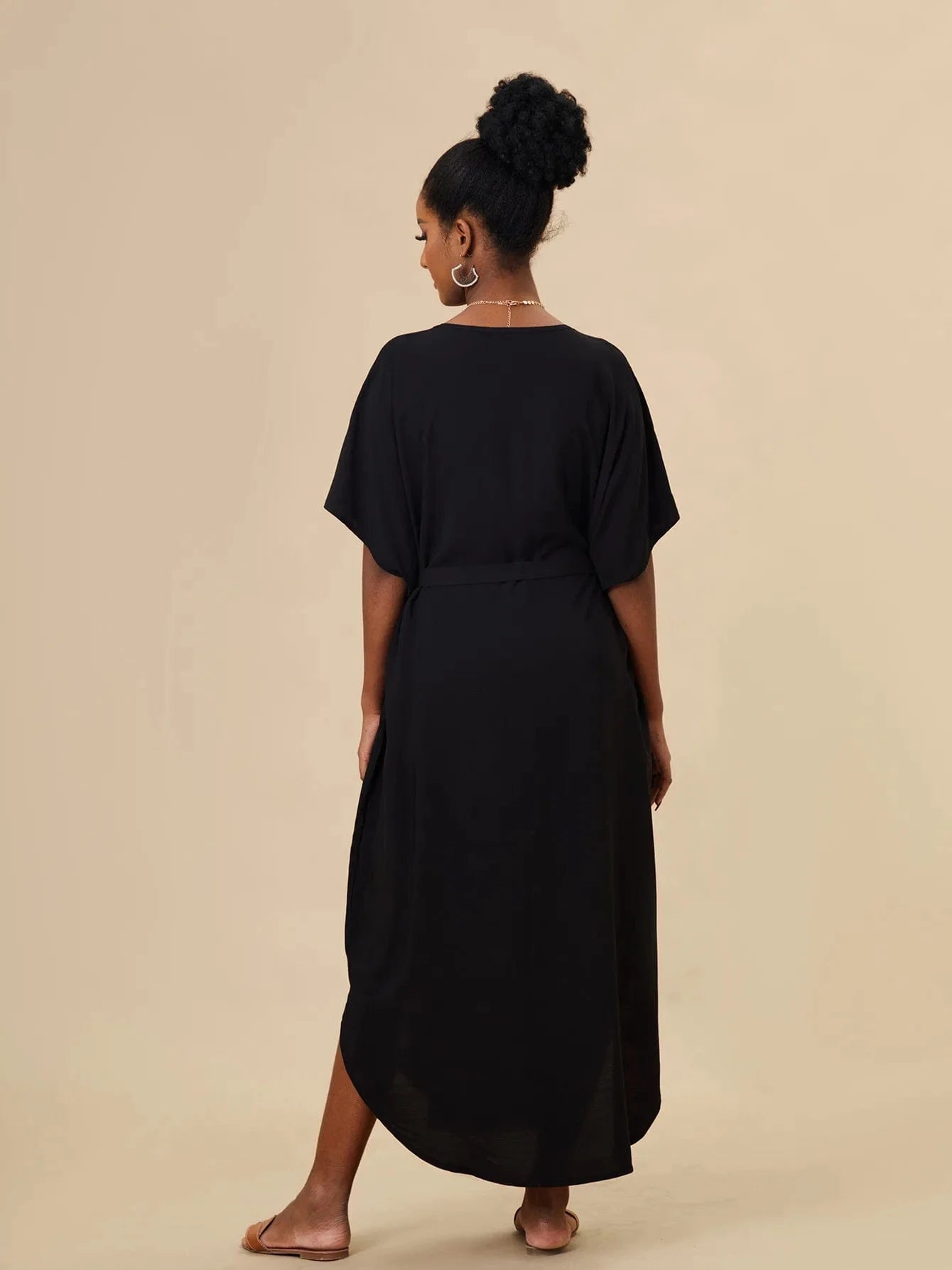 JSN9202182 manufacture 2024 new arrival long beach dress with belt sun protection blouse for girl