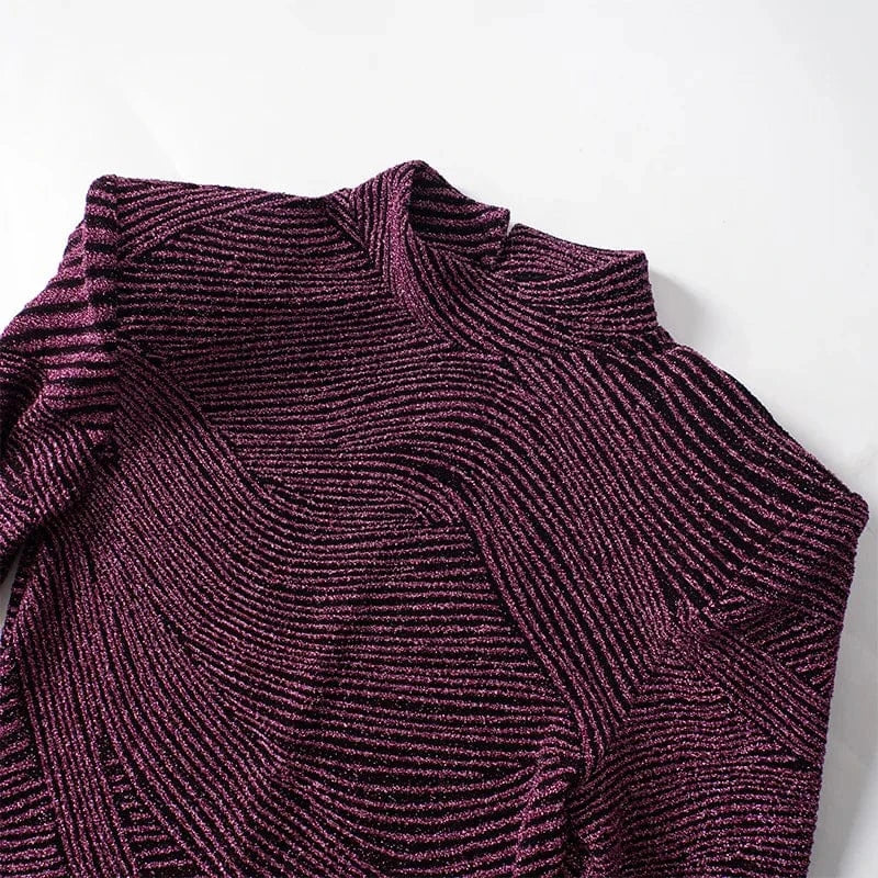 K23ds642 New 2024 Spring Patchwork Crew Neck Long Sleeve Mini Dress Solid Bodycon Sexy Casual Fashion Dress For Women Lady