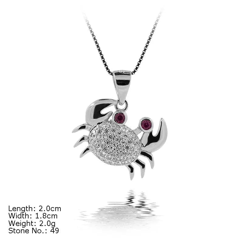 Kids Pendant Animal Collection Seahorse Necklace Pendant 925 Silver Sterling Jewelry