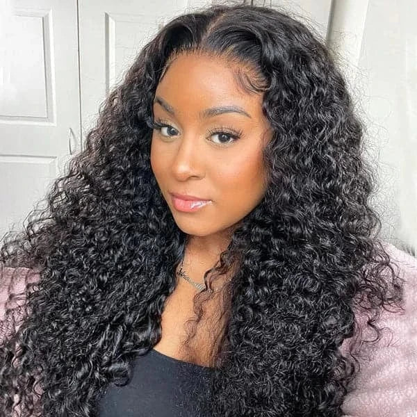 Kinky Curl / 10 Inches #33 Auburn Brown Red Color Curly Body Wave 13x4 Lace Frontal Wigs Transparent Lace Glueless Human Hair Wig
