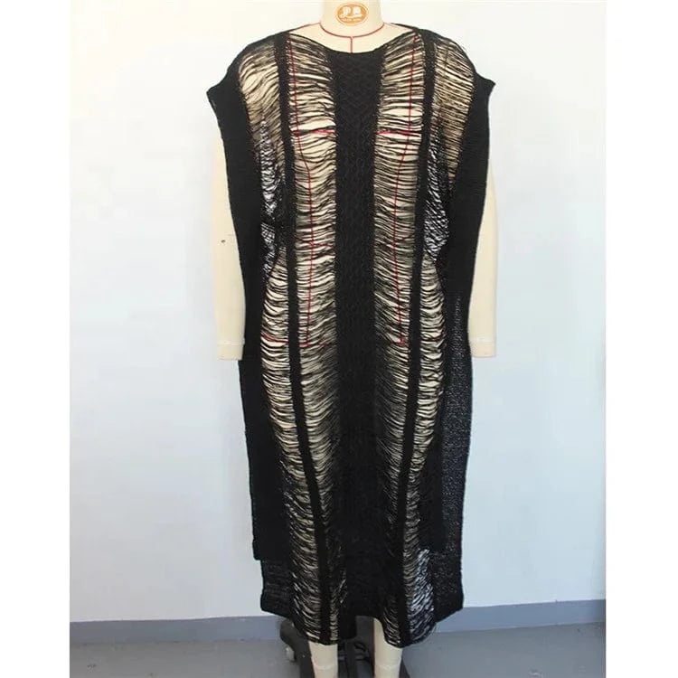 Knitted Beach Cover Up Crochet Pareo Bikini Cover Up Bathing Suit Cover Ups Tassel Long Beach Dress