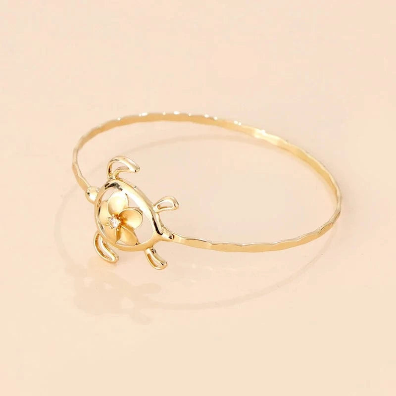 Komi Hawaiian Bangles Bracelet personalized Gold Plated Filled Hawaiian Jewelry Tortoise Pendants personalized Jewelry Wholesale