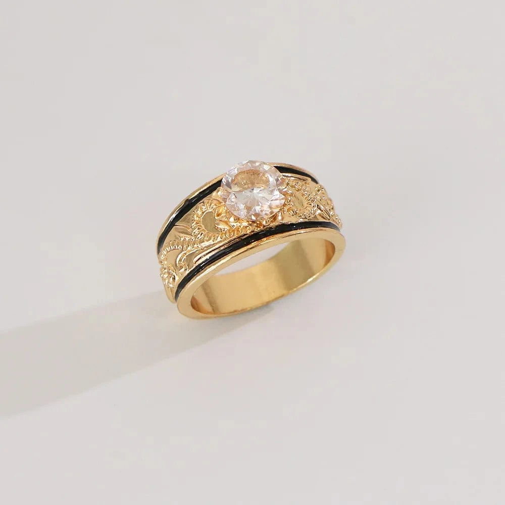 Komi Hawaiian Rings Pearl personalized Style Rings Gold Plated hawaiian jewelry wholesale
