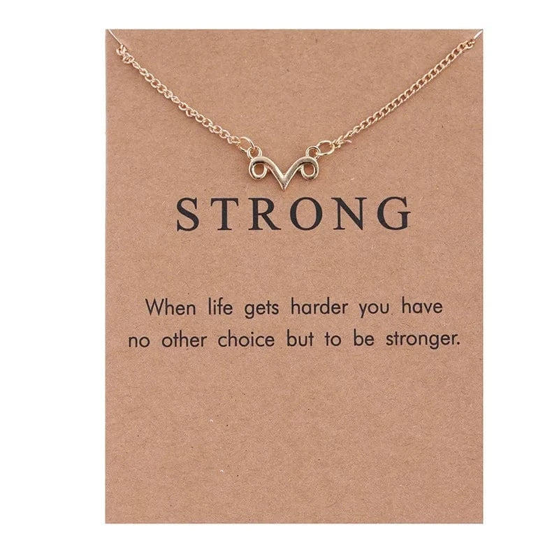 Korean Necklace Fashion Jewelry Make Music Pitch Perfect Gift Card Pendant Necklace