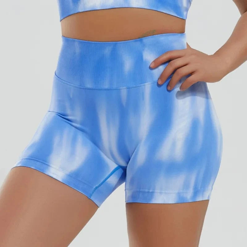 L / A23B052Y4 BESTWAYCLOX 2024 Popular New Spot Yoga Shorts Yoga Vest Set Women's Sports Bra Fitness Sportswear female short pants and vest