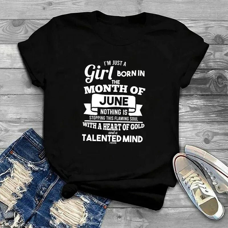 L / Black-T24- 545867 Wholesale Juneteenth Is My Independence Black Afro Women T-Shirt Woman Clothing Ladies Tshirt Graphic Tee Shirt