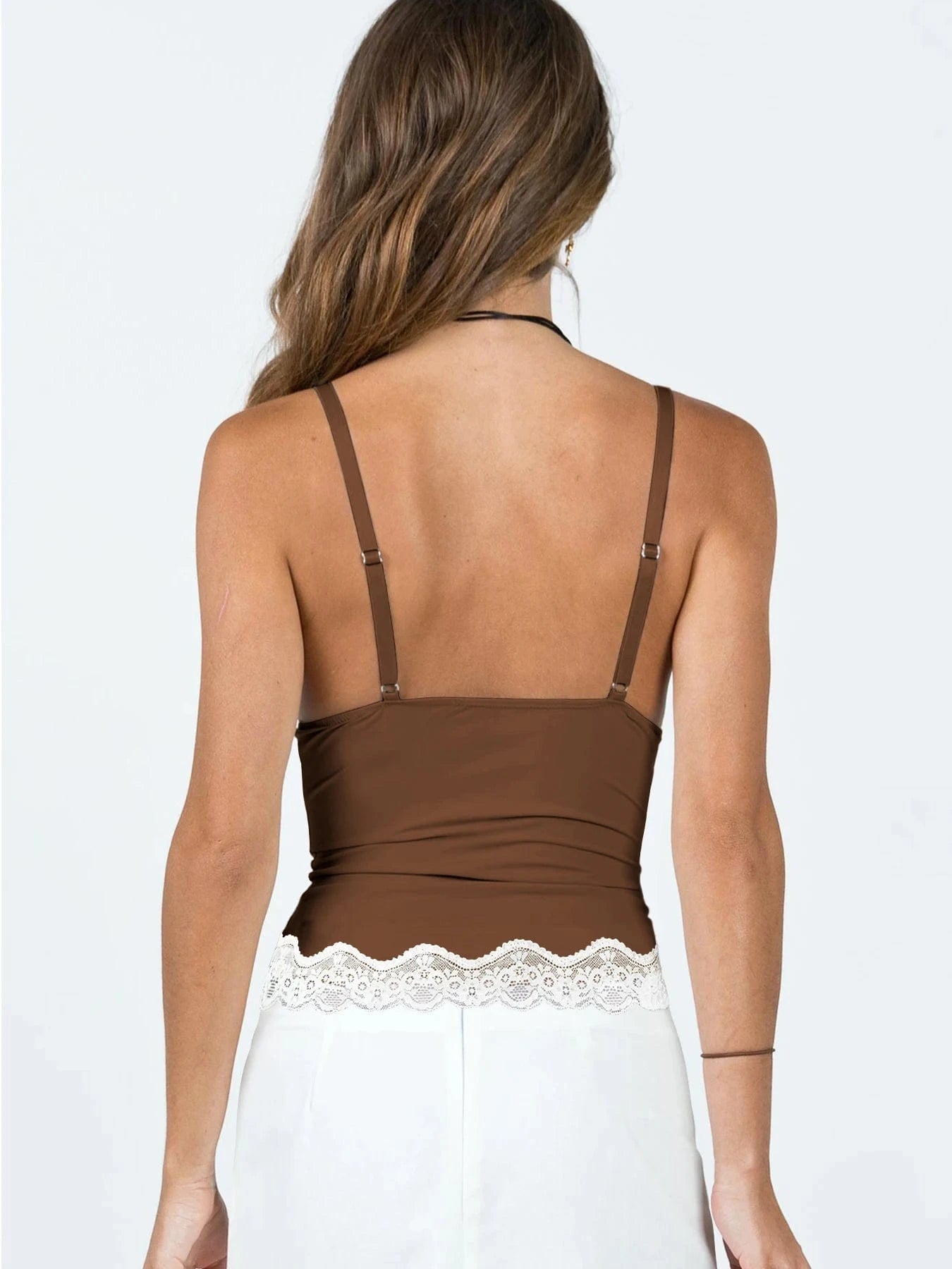 L / ESXN024 2024 New  Fashion Clothing Manufacturers Custom Sleeveless lace Camisoles Sexy Women's Tank Tops