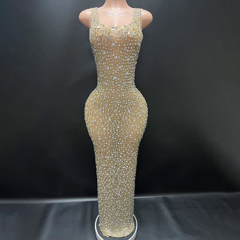 L / nude Novance Y2507-TD Wholesale Clothing Supplier Sexy Plus Size Evening Dresses Women Lady Elegant 2024 Luxurious Wedding Gown