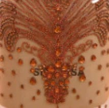 L / Orange Ocstrade Feather Rhinestone Party Evening Dress Emerald Green Prom Dress 2023 Women Ball Gown Plus Size Prom Dresses For Women