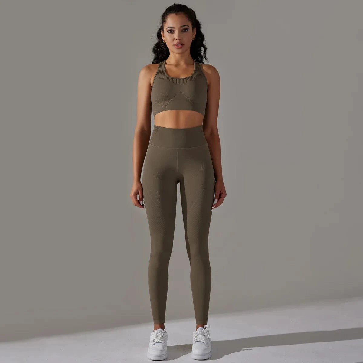 L / YSKF6623Y10 BESTWAYCLOX 2024 Wholesale New Seamless Yoga Suits Long sleeve Women Gym Fitness Sets Yoga Sets Outfit Sport wear ready to ship