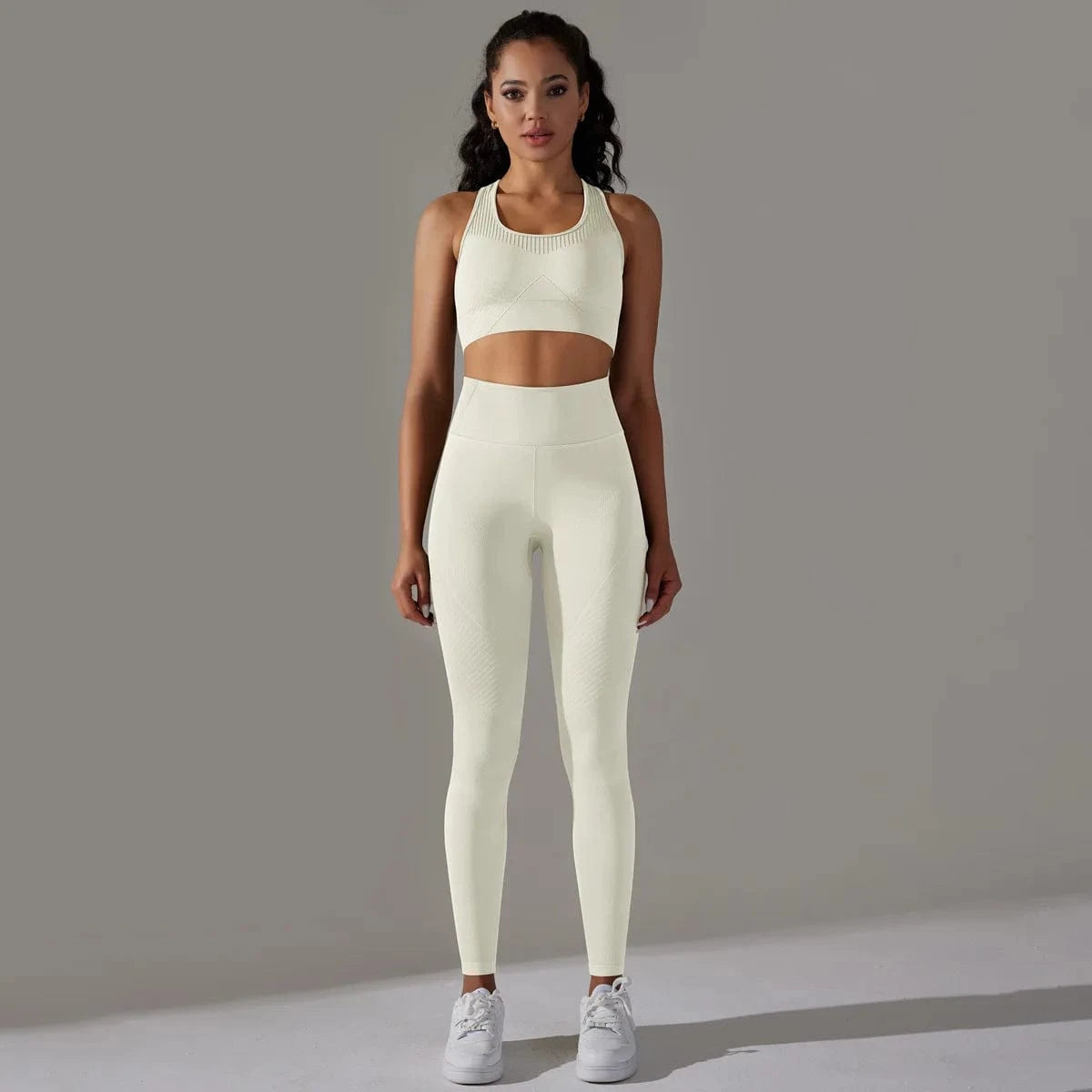 L / YSKF6623Y9 BESTWAYCLOX 2024 Wholesale New Seamless Yoga Suits Long sleeve Women Gym Fitness Sets Yoga Sets Outfit Sport wear ready to ship