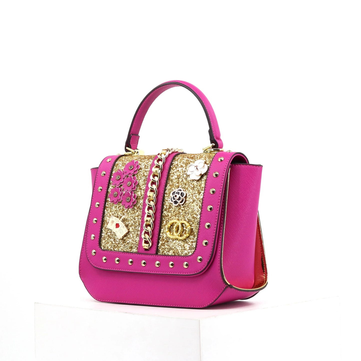 L24*H17*W12*HANDLE11 CM / 8029 Maroon 2024 Top selling Diamonds ladies bag designer handbag for women quality female bags luxury single shoulder bags factory 24cm
