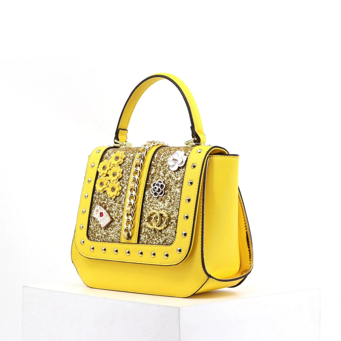 L24*H17*W12*HANDLE11 CM / 8029 Yellow 2024 Top selling Diamonds ladies bag designer handbag for women quality female bags luxury single shoulder bags factory 24cm