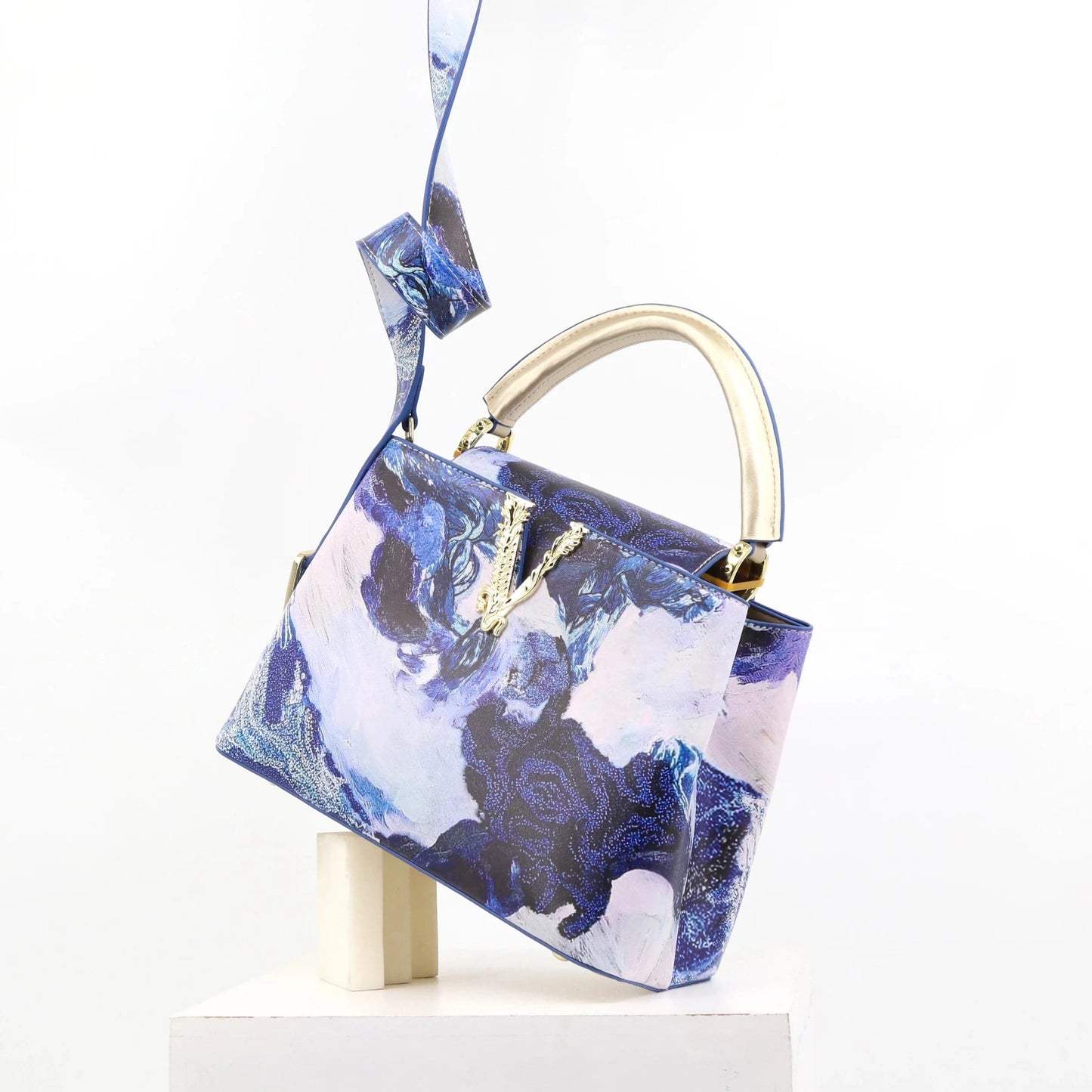 L28*W13*H21*HANDLE 11CM / blue enchantress 8322 Super product 2024 newest designer handbag for women color full printing ladies bag quality single shoulder bag supplier 29 cm