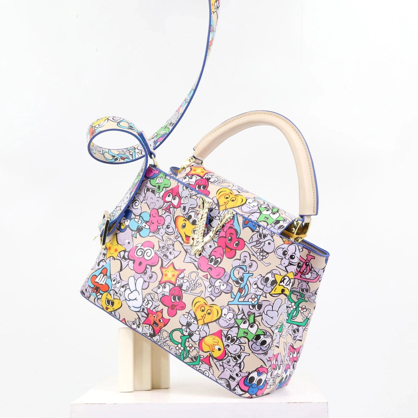 L28*W13*H21*HANDLE 11CM / Expression emperor 8322 Super product 2024 newest designer handbag for women color full printing ladies bag quality single shoulder bag supplier 29 cm