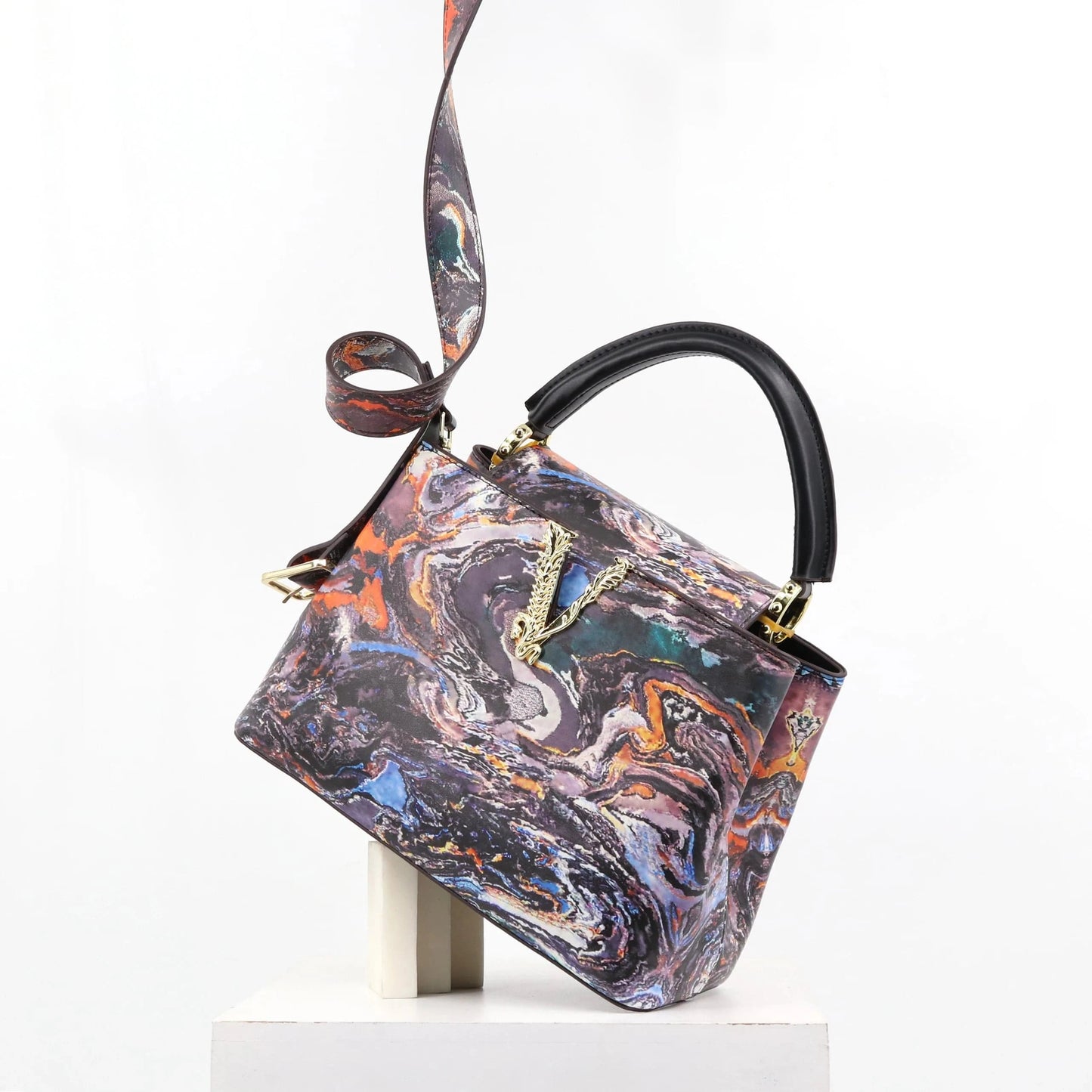 L28*W13*H21*HANDLE 11CM / mountain range 8322 Super product 2024 newest designer handbag for women color full printing ladies bag quality single shoulder bag supplier 29 cm