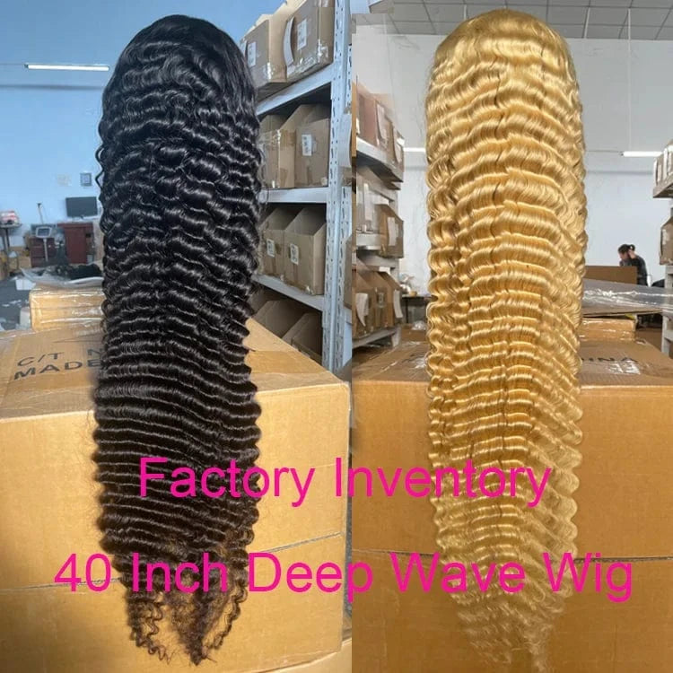 Lace Front Wigs Human Hair Pre Plucked Deep Wave 13x4 Hd Transparent Lace Frontal Wigs 30 Inch Hd Deep Wave Lace Frontal Wig