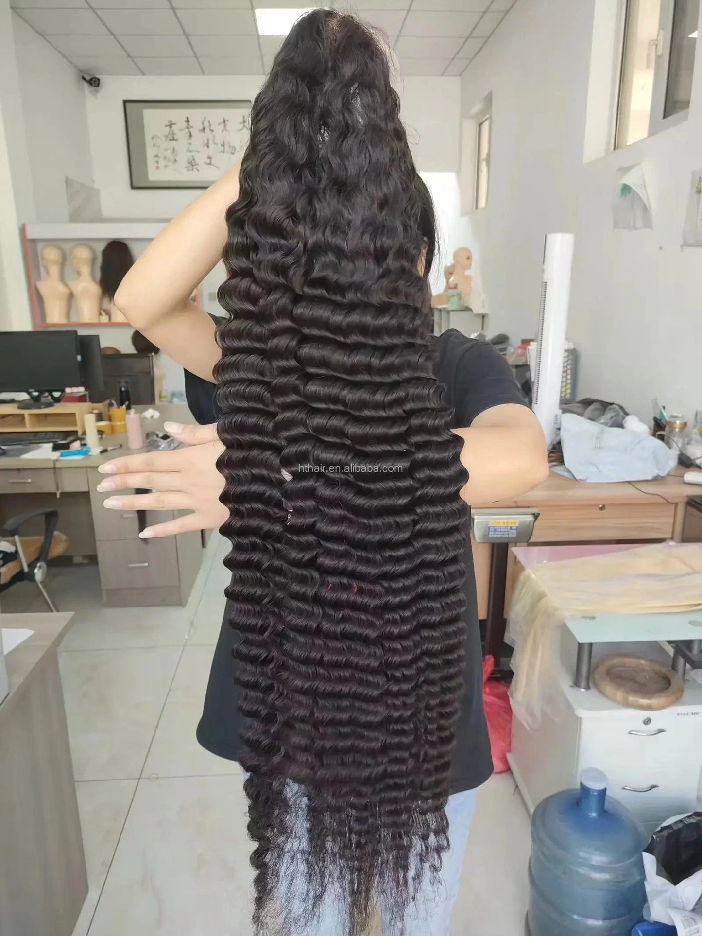 Lace Wig Women,lace Front Deep Wave Wig Brazilian Hair Transparent 13x6 Hd for Black Wholesale 40 Inch Long Swiss Lace 40inch