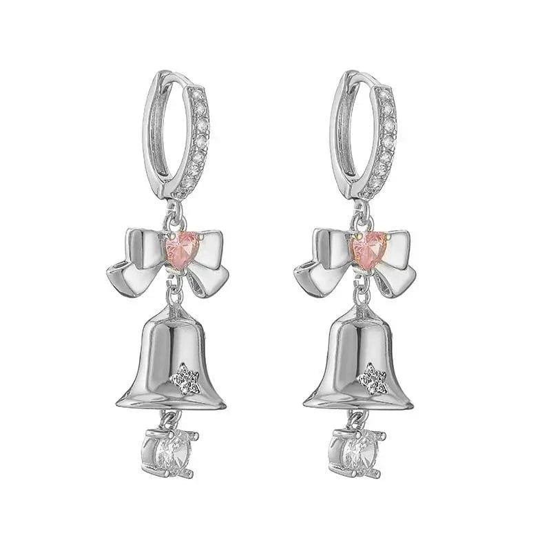 lady/girl / F Christmas fashion beautiful festive atmosphere colorful synthetic zircon earrings ED1001