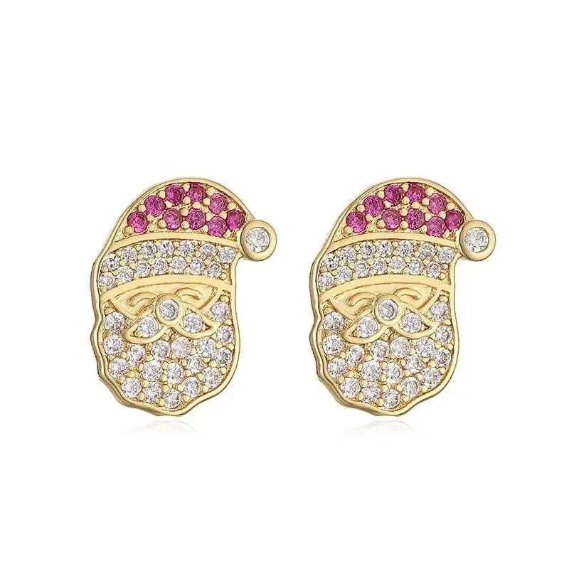 lady/girl / G Christmas gift fashion colorful zircon earrings ED1003