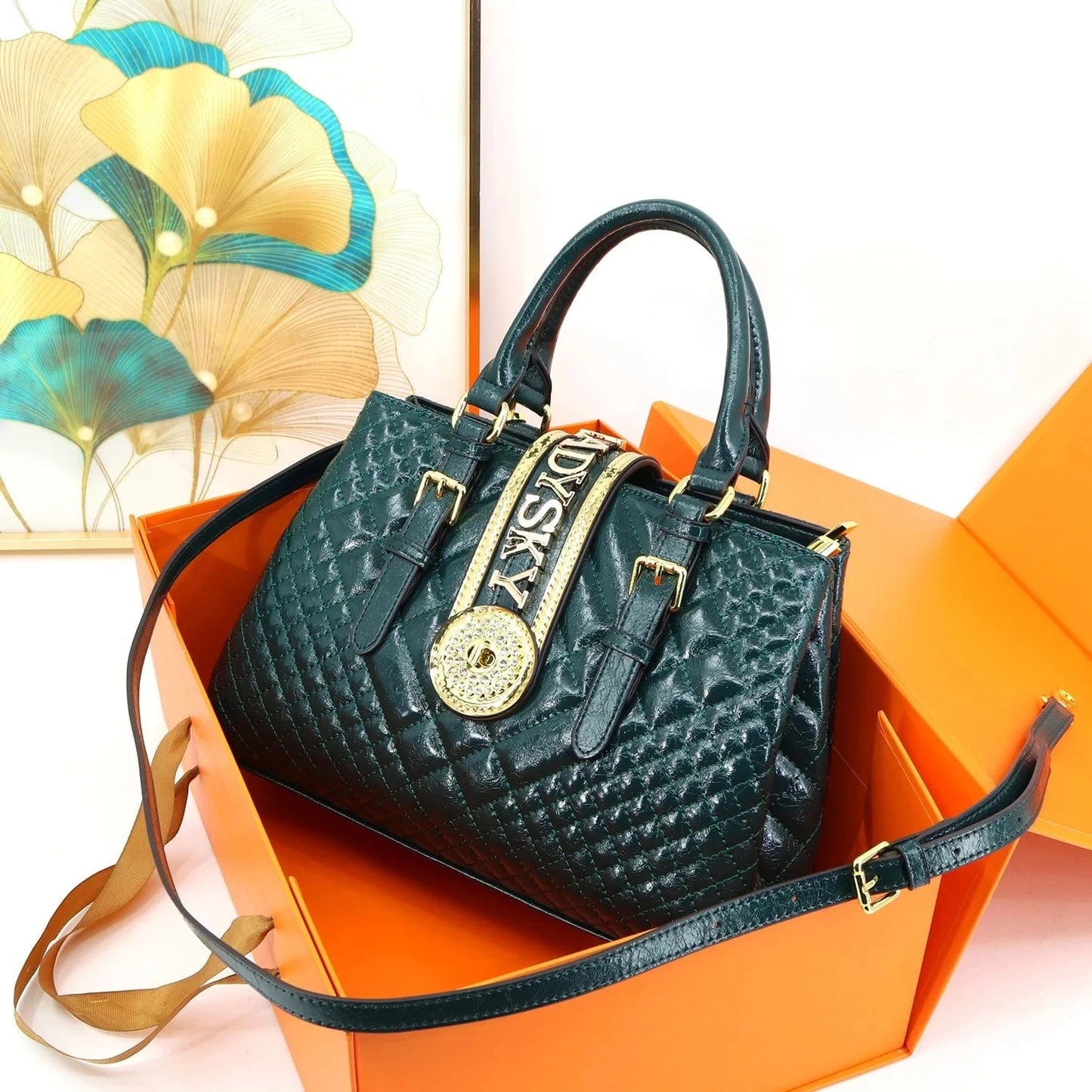 Ladysky 2024 newest fashion ladies handbag quality super fiber designer bags for women large capacity female hand bag factory 3