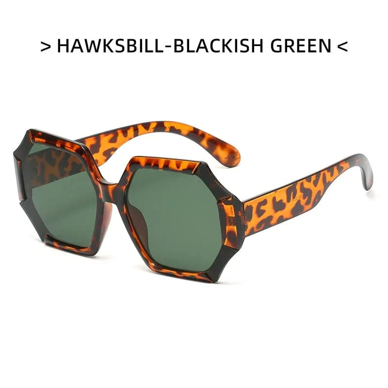 large frame gradient sunglasses / C2 2024 New arrival wholesale customizable luxury designer candy color irregular sunshades retro large frame gradient sunglasses