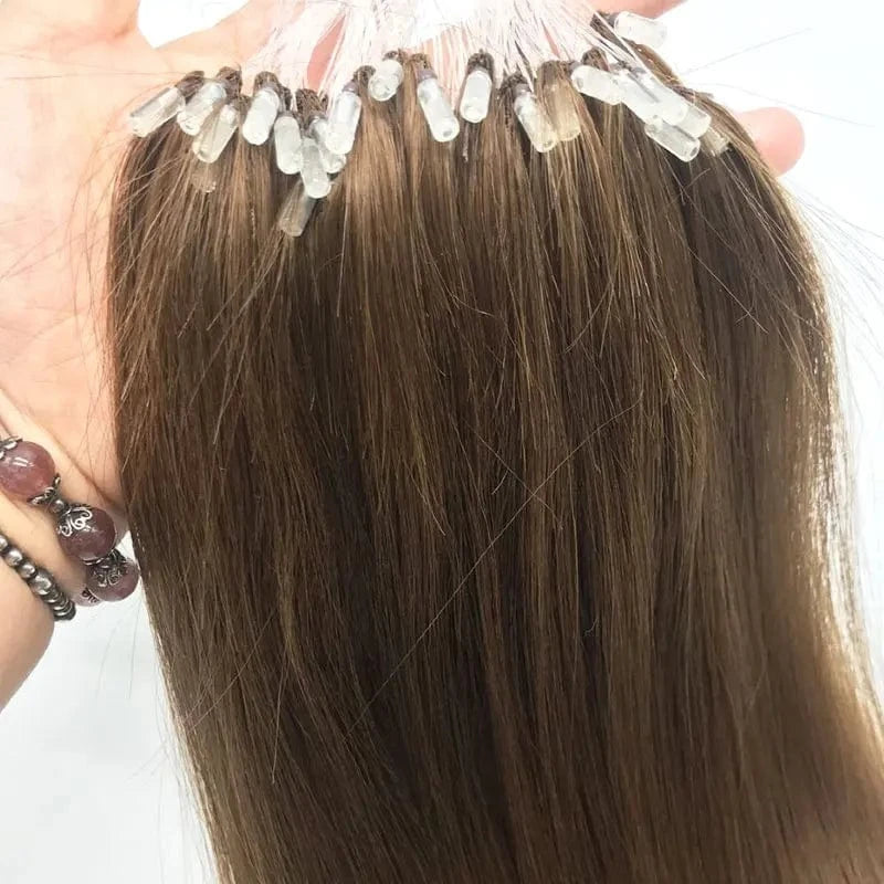 Latest invention Hair Extension H6 feather Hair extension invisible and comfortable full Cuticle Aligned human Hair