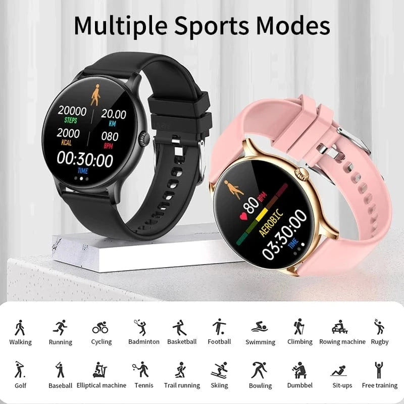 LIGE 2022 New LIGE Smart Watch Men Full Touch Screen Sports Fitness Watch IP67 Waterproof For Android ios smartwatch Women