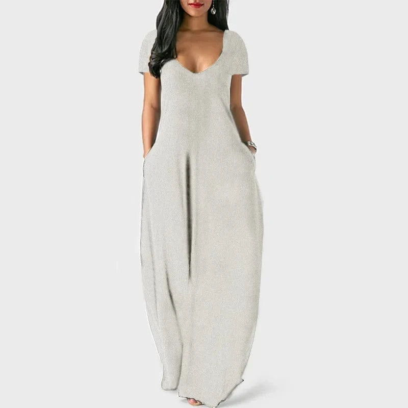 Liu Ming Fashion Sexy Women Birthday Party Clothes Printed Long Clothing Casual Midi Dress