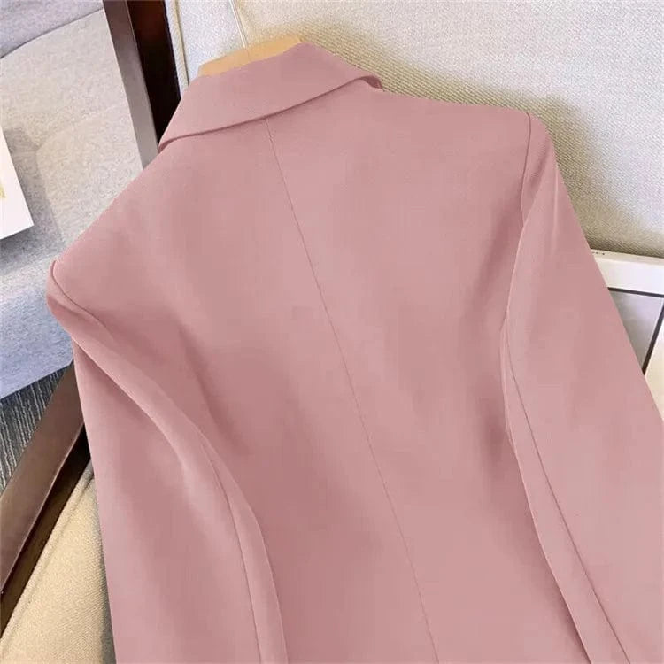 Liu Ming Fashion Wholesale Spring Autumn Women High End Blazer 2 Piece Pants Set