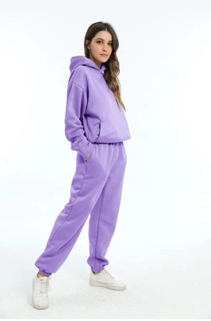 Liu Ming Trending Products Autumn Winter Women Casual Hoodies Sports Sweatshirts Pullover Sweatpants 2 Pieces Set