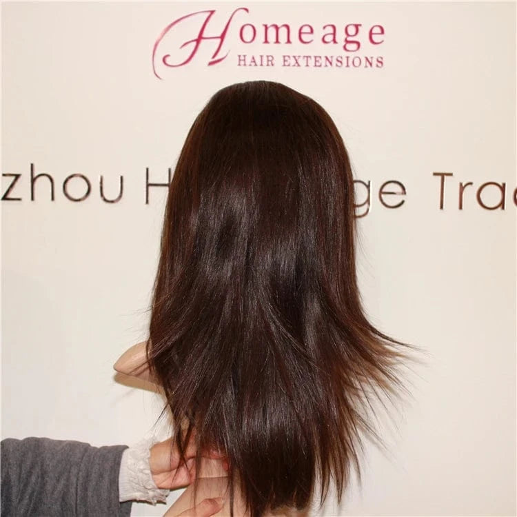 Looking African North American Human Hair Lace Front Wigs Most Fashionable Natural Short Brazilian Hair Transparent Swiss Lace