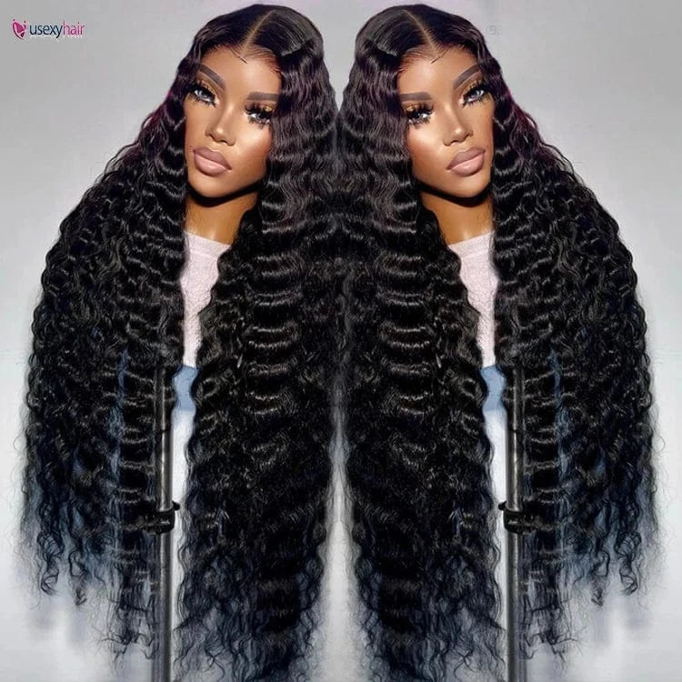 Loose deep wig / 10"Sample Hair (Chat Now for different type Hair) 34 36 40 Inch 613 Blonde Colored Body Wave Full Frontal HD Transparent 13x4 13x6 Lace Human Hair Wigs Lace Front Wigs For Women