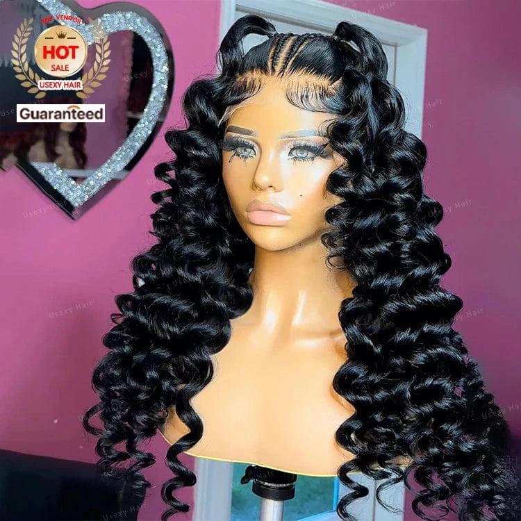 loose wave / 10"Sample Hair(send inquiry for different colors 1B Dark Green Colored Wig Brazilian Remy Bone Straight Raw Indian Lace Frontal Human Hair Wig 13x6 Lace Front Wig PrePlucked